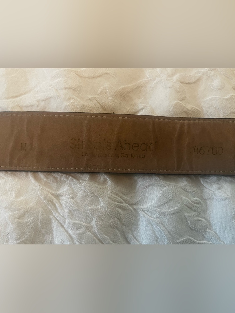 Vintage Y2K Streets Ahead Statement XOXO Leather belt ~Carrie Bradshaw - Picture 8 of 9